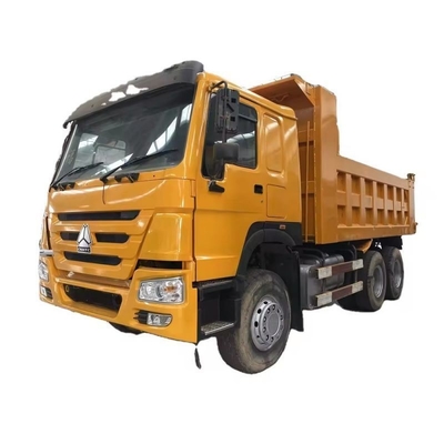 トューブレスタイヤ設計 中古鉱山ダンプトラック HOWO 375HP 右手駆動 10 ホイール 6X4