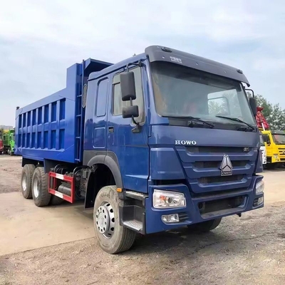 トューブレスタイヤ設計 中古鉱山ダンプトラック HOWO 375HP 右手駆動 10 ホイール 6X4
