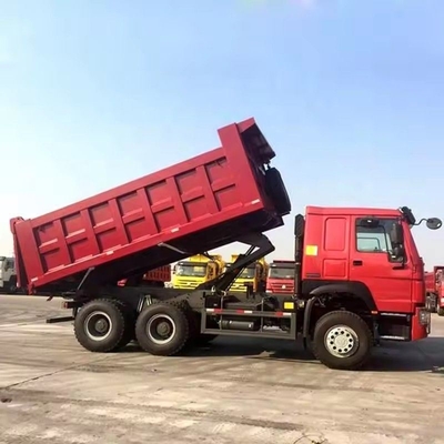 手動窓シノトラック HOWO 371HP 6*4 18cbm容量のダンプトラック