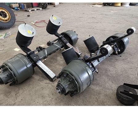50トンの4軸型U型水力シリンダーダンプトラックトレーラー