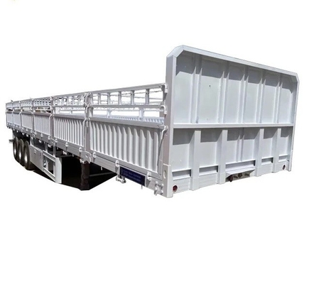 直接販売 ABS 防ロックブレーキシステム 鋼3軸横壁平面半トレーラー