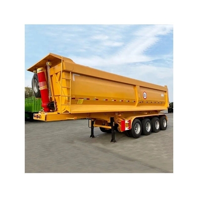 バン型4軸型U型ダンプトラック トレーラー/Tipper Semi Trailer 45cbm 80トンの総量