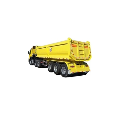 バン型4軸型U型ダンプトラック トレーラー/Tipper Semi Trailer 45cbm 80トンの総量