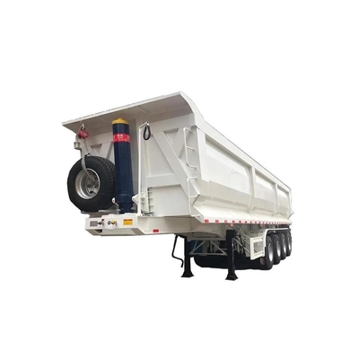 鋼床 1820mm 重用 2軸 U 形ダンプ半トレーラー 石/鉱山/砂用