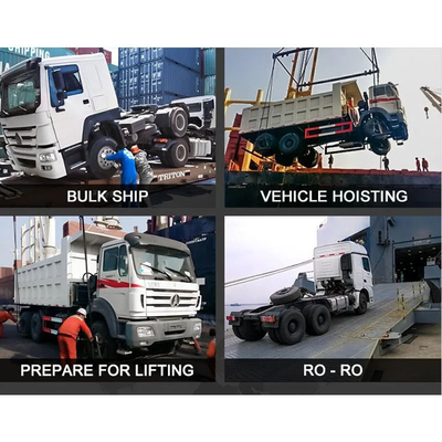 セグメント重型トラック 6X4 60 トン Rhd Sinotruk HOWOヘッド トラクタートラック マニュアルウィンドウ