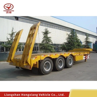低床トラックトレーラー 60t 半トレーラー 3軸 4軸 重荷輸送用