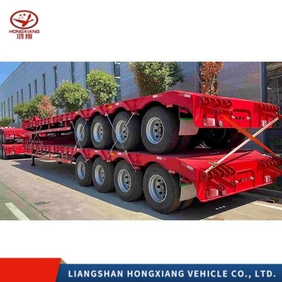 重荷貨物船 3軸のグースネックトラック 13500X3000X1550mmサイズ