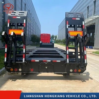 重荷貨物船 3軸のグースネックトラック 13500X3000X1550mmサイズ