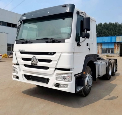 使用済み HOWO 6X4 371HP 375 トラック トラクターヘッド 8.2トンの負荷容量と性能