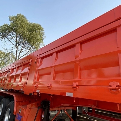 メインビーム 500mm 高さ Q345b 50T 60T 80T のリッピングトレーラー