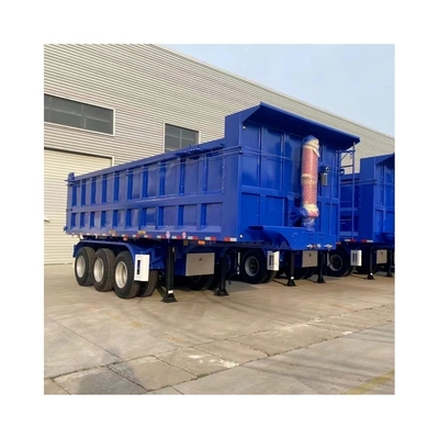 オーダーメイド U型ダンプティッパートレーラー 50tons 3 アクセルダンプトレーラー ABSアンチロックブレーキシステム
