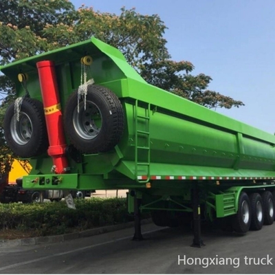 グレード 軽量 石 輸送 末端 ダンプ トレーラー 良質 3軸 4軸