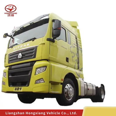 Sinotruk HOWO トラクター 運転席とエアサスペンションの良い状態のダンプトラック