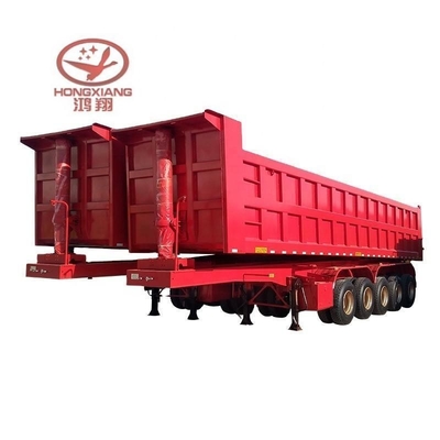 45cbm 40 50 60 トン U 型 後ろ端 タンプ 半トラック トレーラー 鋼床