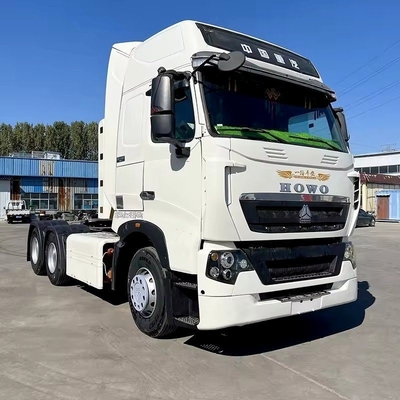 Sinotruk CNG HOWO T7 6X4 トラクター トラックヘッド ロジスティック・トランスポートセグメントに最適