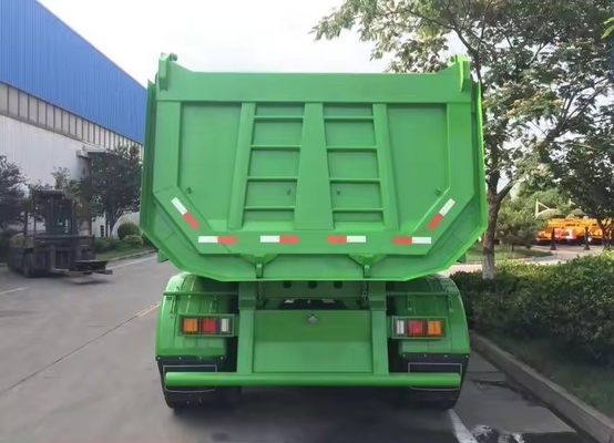 60トンのU型後部傾斜式トレーラー/三軸端傾斜式半トラックトレーラー