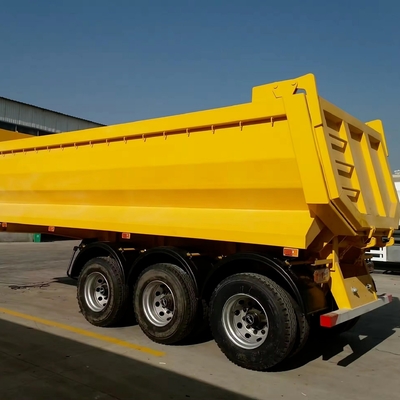 25cbm 32cbm 8トンのトレーラーエンド 後部ダンパー 半トラック 13500X3000X1550mmサイズ