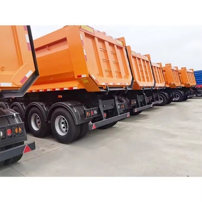 25cbm 32cbm 8トンのトレーラーエンド 後部ダンパー 半トラック 13500X3000X1550mmサイズ