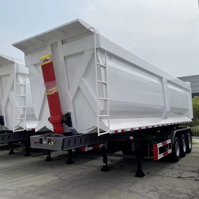 25cbm 32cbm 8トンのトレーラーエンド 後部ダンパー 半トラック 13500X3000X1550mmサイズ