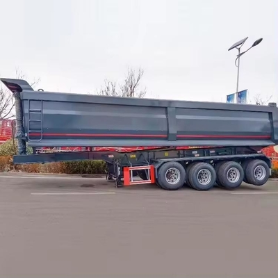 60立方メートルの平床トラクター 水力端 後ろの傾斜機 ダンプ 半トレーラー 重荷