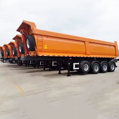4 軸 30t U 形ダンプトラック 13t 軸と 2240mm トレーダーを持つ半トレーラー