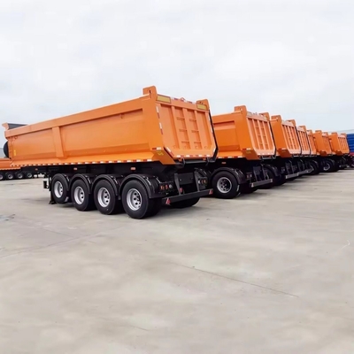 4 軸 30t U 形ダンプトラック 13t 軸と 2240mm トレーダーを持つ半トレーラー