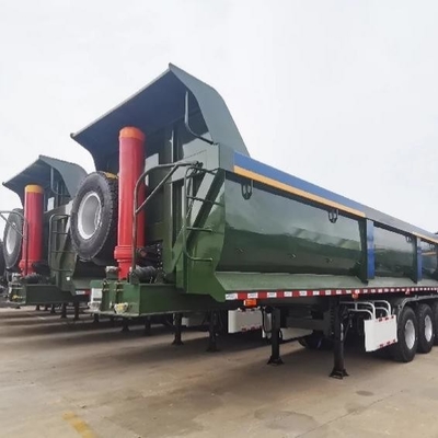 4 軸 30t U 形ダンプトラック 13t 軸と 2240mm トレーダーを持つ半トレーラー