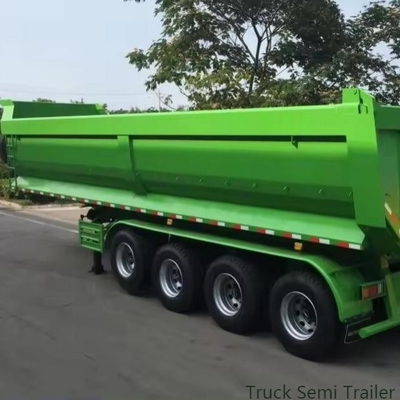 40 50 60 トン U 型 後ろ端 傾け ダンプ 半トラック トレーラー あなたのためにカスタマイズ
