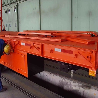 13t軸 自律鉄 低床半トレーラー 80ton 5軸 ローボーイ トラック トレーラー