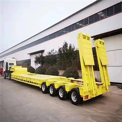 トライアクセル 20/40 フィート フラットデッキ ベッド プラットフォーム 40 FT コンテナ フラットベッド 半トラック トレーラー