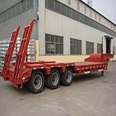 トライアクセル 20/40 フィート フラットデッキ ベッド プラットフォーム 40 FT コンテナ フラットベッド 半トラック トレーラー