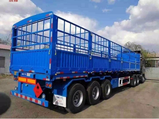 市場 バンタイプ 3/4 アクセル 40FT フェンス 半トレーラー 貨物 輸送 600mm フェンス トレーラー