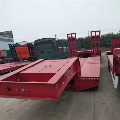 14 タイヤ 60 80 100 トン ローダー セミトレーラー 4 軸 5 軸 重用ローボーイ セミトレーラー