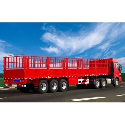 40FT 3 軸 60tons ドロップ サイド 壁 フェンス セミ トレーラー 馬 トレーラー フェンス セミ トレーラー