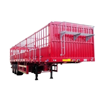 40FT 3 軸 60tons ドロップ サイド 壁 フェンス セミ トレーラー 馬 トレーラー フェンス セミ トレーラー