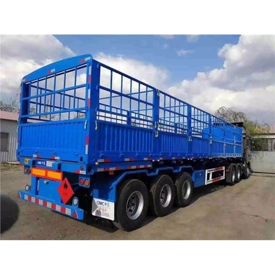 40FT 3 軸 60tons ドロップ サイド 壁 フェンス セミ トレーラー 馬 トレーラー フェンス セミ トレーラー