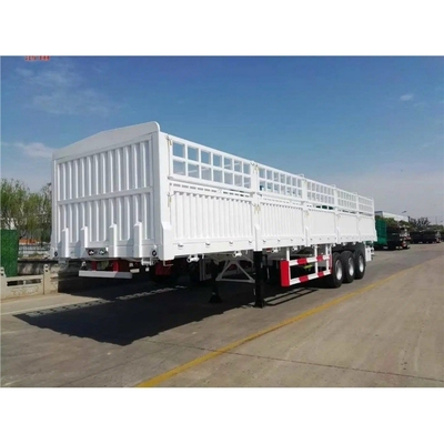 40FT 3 軸 60tons ドロップ サイド 壁 フェンス セミ トレーラー 馬 トレーラー フェンス セミ トレーラー