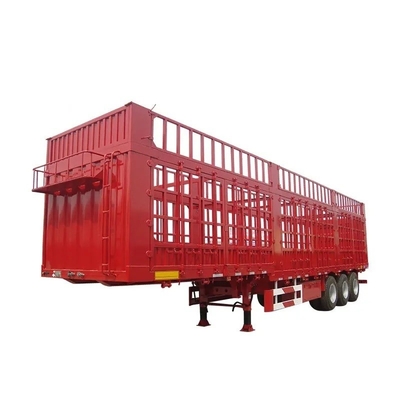 バンタイプ3 軸40FT 12m 12.5m 40ton 50ton 家畜フェンス 貨物 半面壁トラックトレーラー