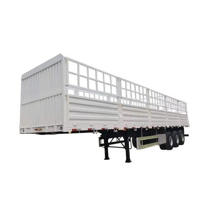 自動ダンピング 40FT 12m 12.5m 40ton フェンス 貨物 半トラック トレーラー 3 軸 側壁