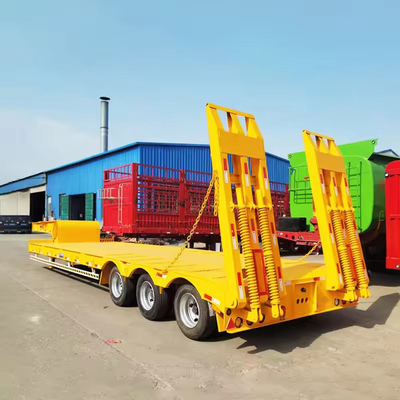 骨格型低床積載機 Semi-S 40FT 20FT トラック コンテナ 輸送 トレーラー 耐久性