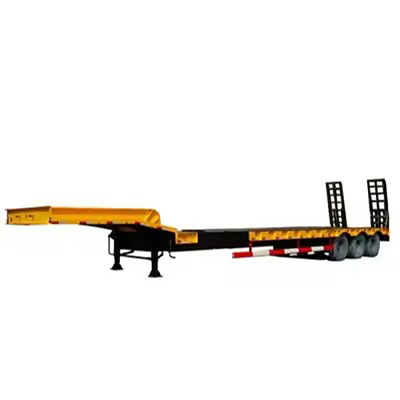 20FT 40FT フラットベッド コンテナ シャーシ 3 アックス 4 アックス フラットベッド 半トレーラー 12R22.5 タイヤ