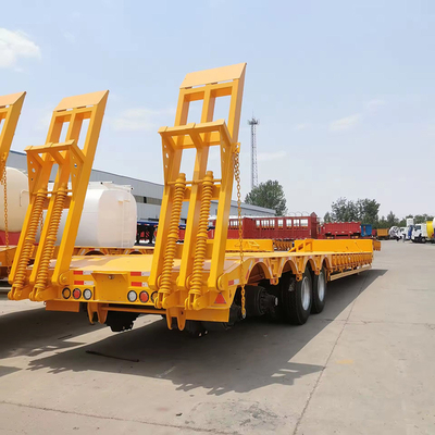 マック・フェルソン 懸垂 80t コンテナ シャーシ 荷乗機 重荷用ローボーイ トレーラー