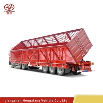 自動ダンピング 3軸 50tons ロールオーバー スタック型 トラック 半トレーラー パーソナライズ