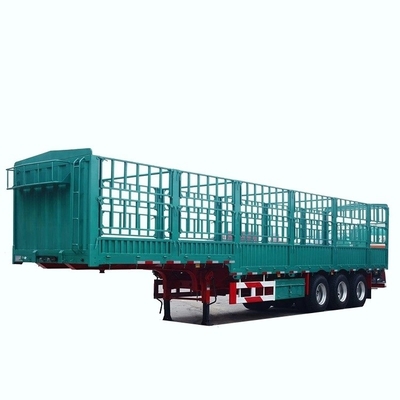 40FT 3軸 フラットベッドトラック フェンスセミトレーラー 812.16 タイヤ番号とバンタイプ