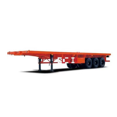 60 80 100 トン ゴースネック 脱ぎ取れる低負荷車 ローボーイ トラック 平床 低床 半トレーラー