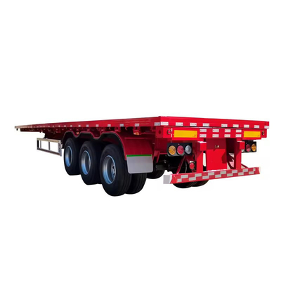 60 80 100 トン ゴースネック 脱ぎ取れる低負荷車 ローボーイ トラック 平床 低床 半トレーラー