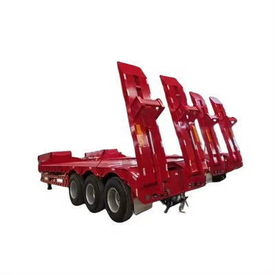 180T 200T 拡張可能なモジュール式低床平床トレーラー 8列の16軸重荷車