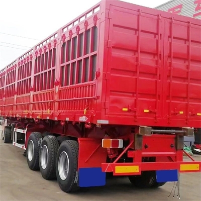 3軸貨物フェンス 横壁トレーラー 荷重30トン 40トンと60トン