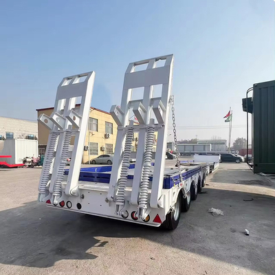 高負荷容量 2軸 80t 低床コンテナ シャーシ 平床トレーラー パーソナライズ