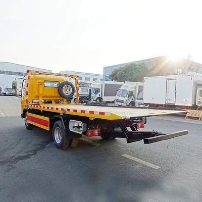 キルギスタン向け3トンの軽量用 I-Suzu Kv100 4X2 スライドフラットベッド復旧牽引車